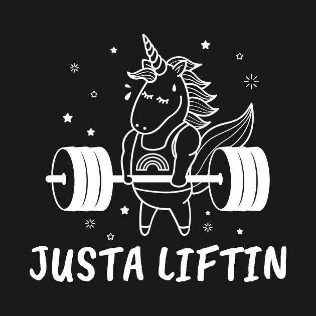 justa liftin unicorn by crazytshirtstore