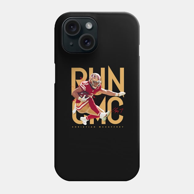 Christian Mccaffrey Run Cmc Phone Case by caravalo