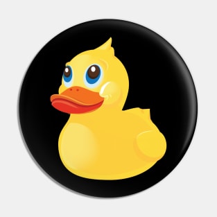 Yellow Rubber Duck - Oblique Left Front Pin