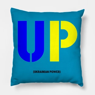 ukrainian power Pillow