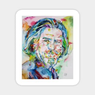 ALAN WATTS watercolor portrait.5 Magnet