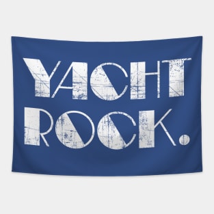 YACHT ROCK /// Retro Faded-Style Typography Design Tapestry