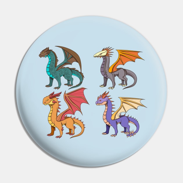 Dragon Collection Pin by Mako Design 