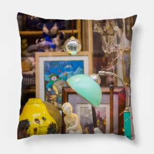 vintage storefront Pillow