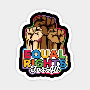 Equal Rights For All Peace Love Equality Diversity Magnet