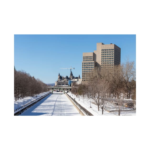 Ottawa's Rideau Canal in winter by josefpittner