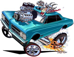 GOATINATOR 1964 Pontiac GTO Magnet