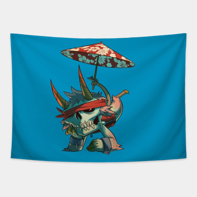 Hellion Villager Tapestry by kyl_armstrong