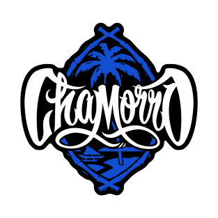 Chamorro Blue Decal T-Shirt