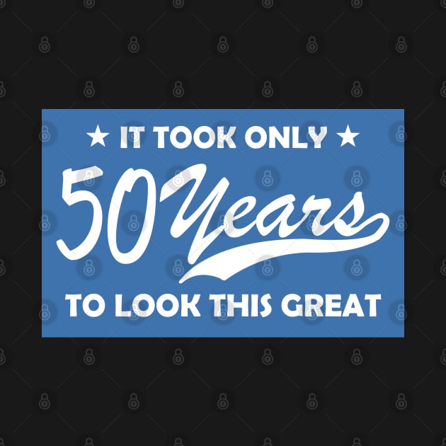 50 year old celebration funny slogan by Funky Aviation