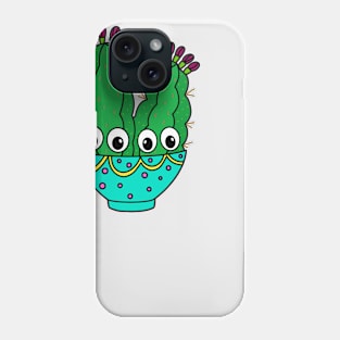 Cute Cactus Design #259: Apple Cacti In Bowl Phone Case