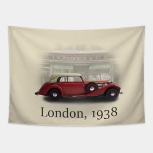 A Mercedes in London Tapestry