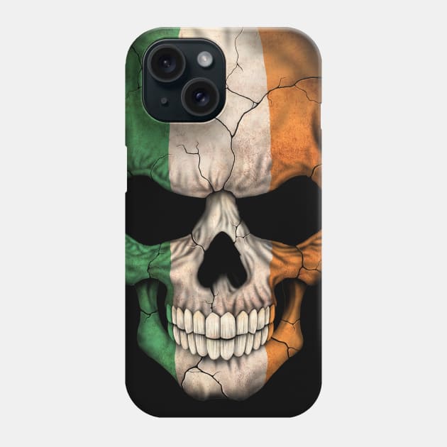 Irish Flag Skull Phone Case by jeffbartels