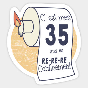 32 Ans En Confinement Humour Anniversaire Femme Homme Anniversaire En Confinement Long Sleeve T Shirt Teepublic