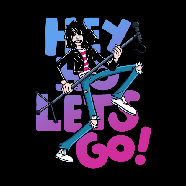 Joey Ramone He Ho Lets Go! by FictionFactory