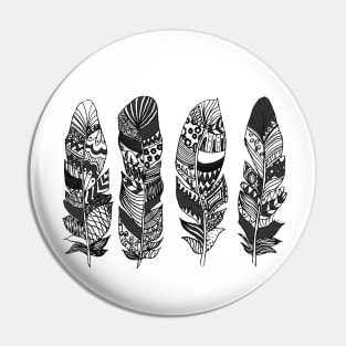 Never too many Feathers Pin