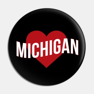 Michigan Love Pin