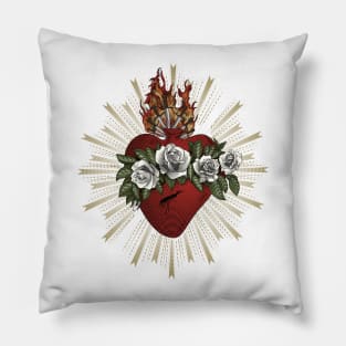 Immaculate Heart of Virgin Mary Pillow