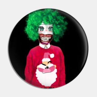 Happy New Clown Pin