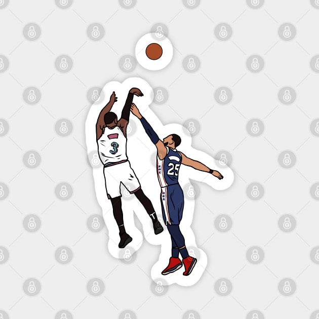 Dwyane Wade Game Winner Vs. Philadelphia Magnet by rattraptees