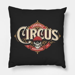 Circus carnival horror Pillow