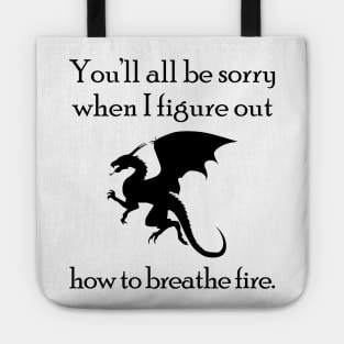 DRAGON BREATHE FIRE Tote