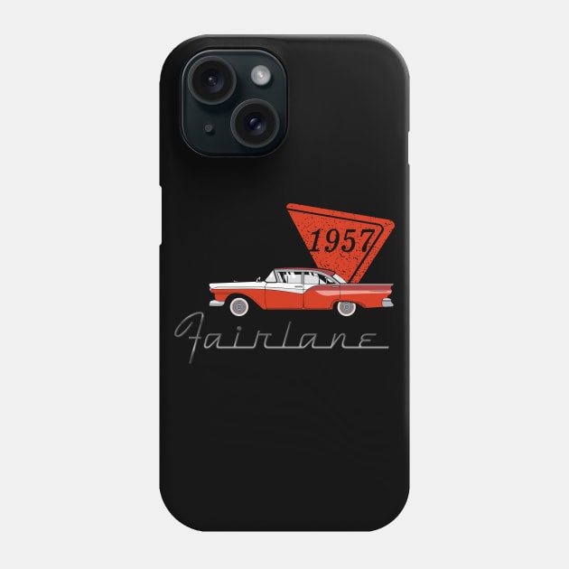 1957 Fairlane Phone Case by CC I Design