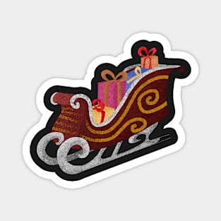 Sleigh holiday Magnet