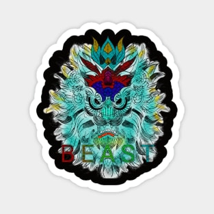 Beast Royal Dragon Graphic Magnet