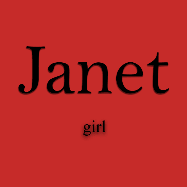 Janet Name meaning by Demonic cute cat