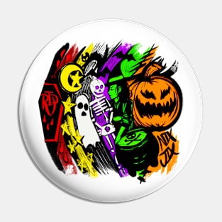 Spooky Sketch Pin