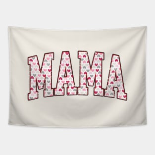 Mama Hearts Valentines Day Tapestry