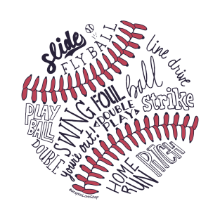 Baseball Words © GraphicLoveShop T-Shirt