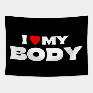 I Love My Body Tapestry