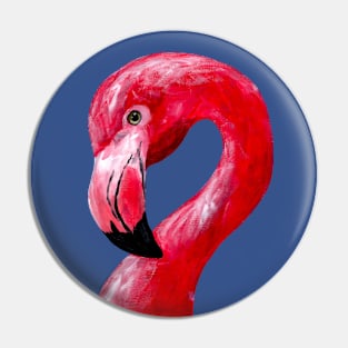 Beautiful Flamingo Head Design Pin