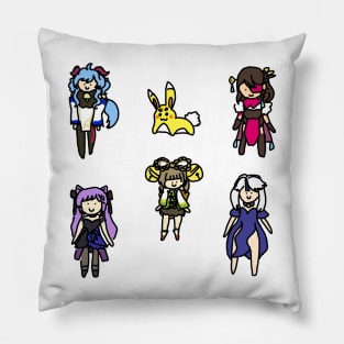 Badly Drawn Liyue 3 Sticker Pack Pillow