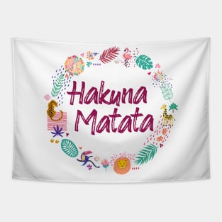 Hakuna Matata (for light fabrics) Tapestry