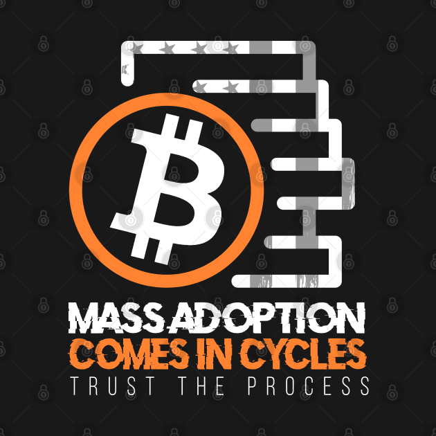 Mass adoption comes in cycles quote by MEME ART