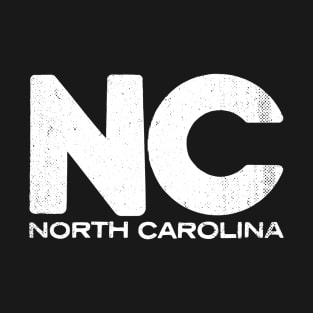 NC North Carolina State Vintage Typography T-Shirt