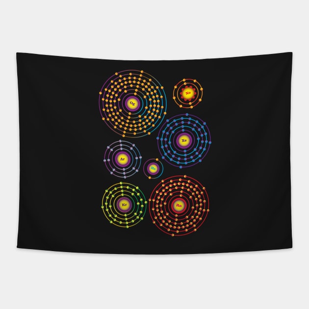 Noble Gases Tapestry by Storistir
