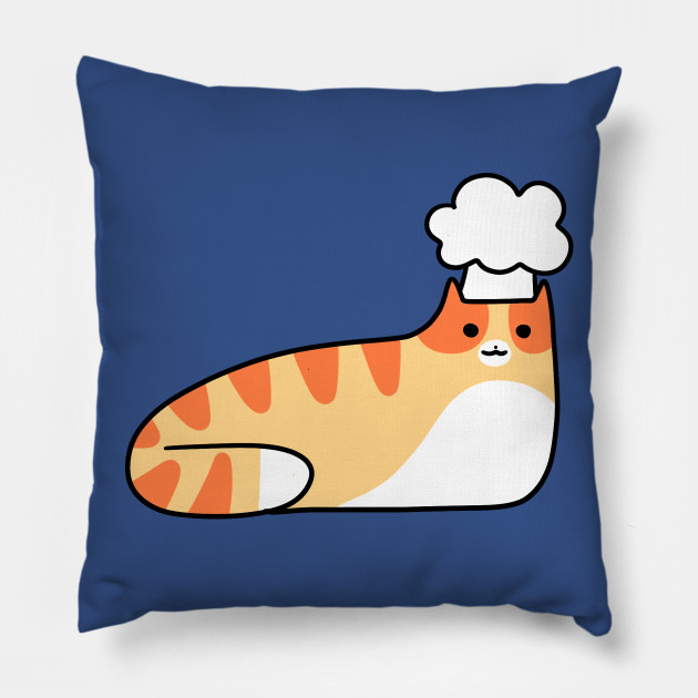 Chef Tabby Cat Cat Pillow Teepublic