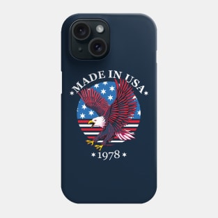 Made in USA 1978 - Patriotic Eagle Phone Case