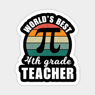 World's best 4th grade teacher Magnet