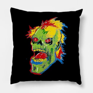 Crayon ZOMBIE Head Pillow