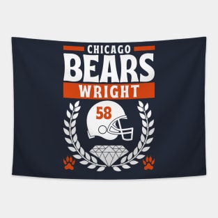 Chicago Bears Wright 58 Edition 2 Tapestry