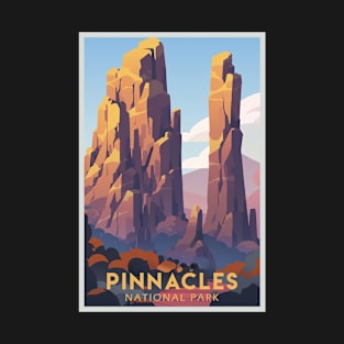 Pinnacles National Park Travel Poster T-Shirt