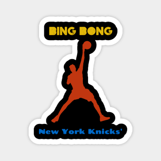 Bing Bong New York Knicks Spoof Magnet