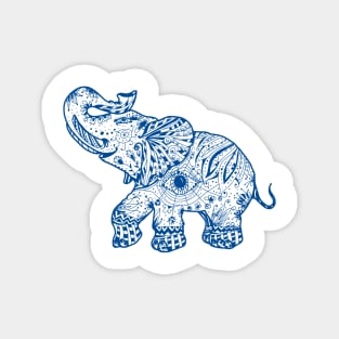 blue elephant Magnet