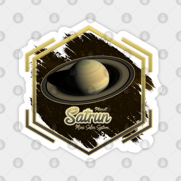 Planet Saturn: Mini Solar System Magnet by Da Vinci Feather