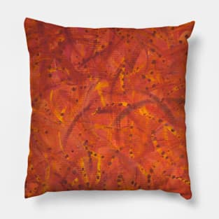 Orangeshed (triptych part b) Pillow